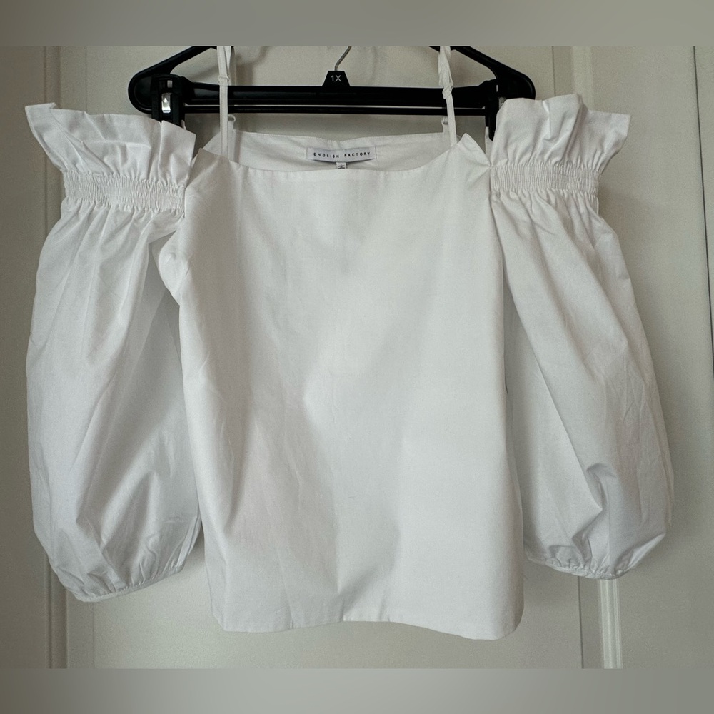 NWT- English Factory - Off the shoulder blouse - size S